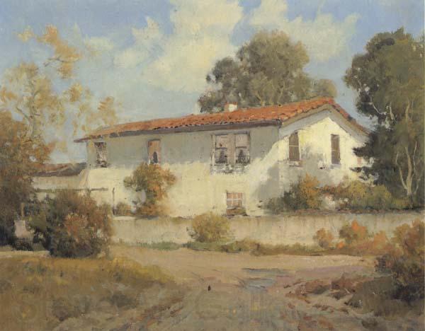unknow artist Sherman Rose Adobe,monterey Norge oil painting art